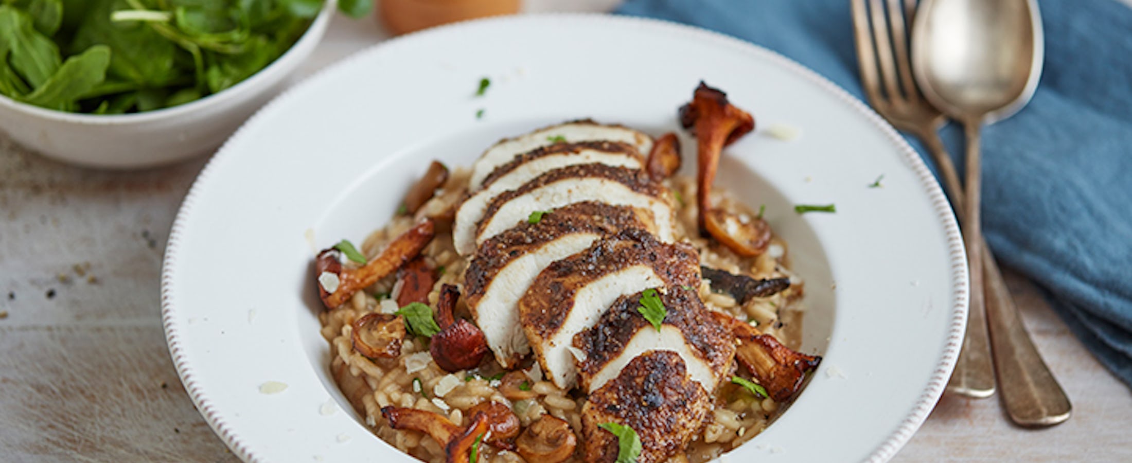 Pressure Cooker Risotto Chicken And Mushroom Cook Chicken & Mushroom Risotto in 30 mins | Simply Cook