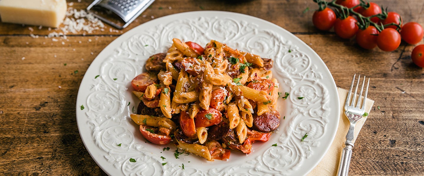 Cook Penne alla Rustica in 20 mins | Simply Cook